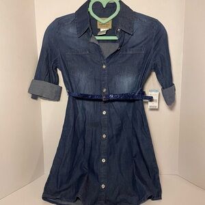 Girls Size 8 Roebuck Jean Shirt Dress